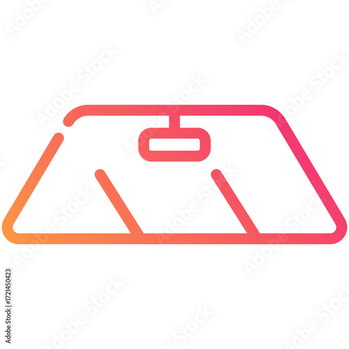 wipers gradient line icon