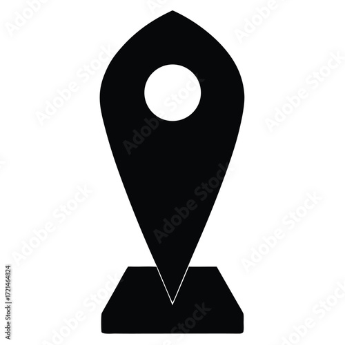 Park Ranger isolated trail marker on white background