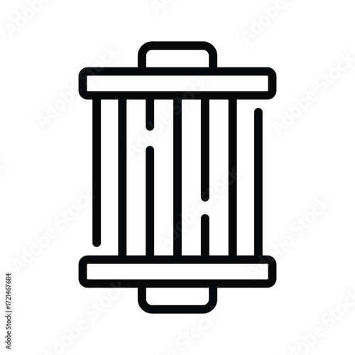 Check this amazing icon of oil filter in modern style