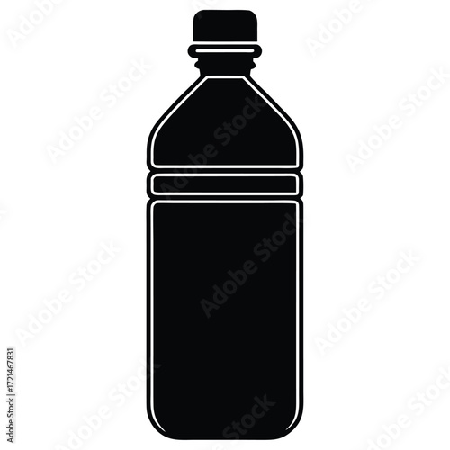 Park Ranger isolated water bottle on white background