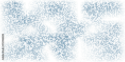 Light BLUE vector pattern with spheres. Illustration with set of shining colorful abstract circles. Design for business adverts.