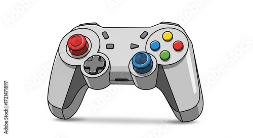 Modern gamepad controller for gaming consoles and computers, offering immersive and interactive entertainment experiences
