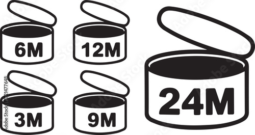 Vector art of period after opening symbols