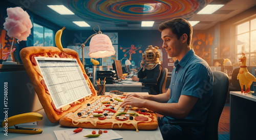 Office Madness – Surreal Workday Humor