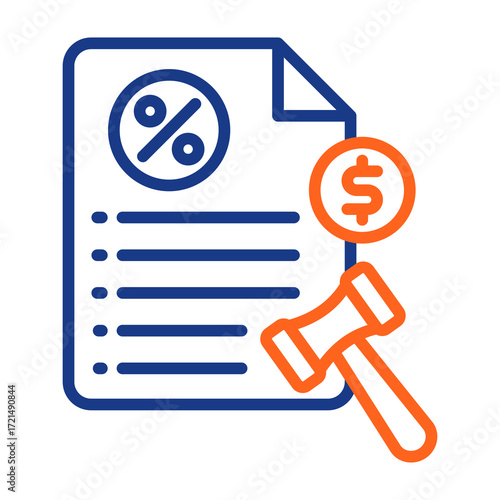 Tax Compliance Color Vector Icon