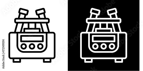 Centrifuge Machine  Icon Set White Style Collection
