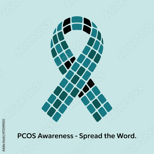 PCOS Awareness Ribbon – Spread the Word