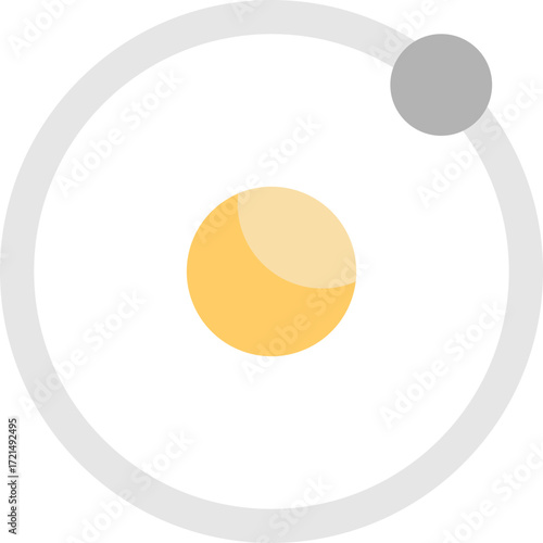 Simple Atomic Model Icon