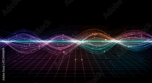 Abstract vector background with technology theme