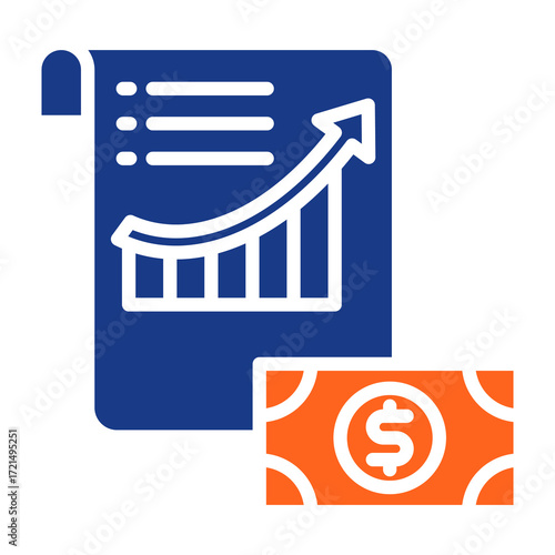 Deferred Revenue Fill Vector Icon