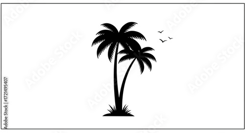 palm tree vector illustration