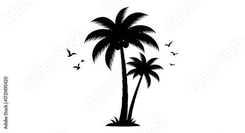 palm tree vector illustration