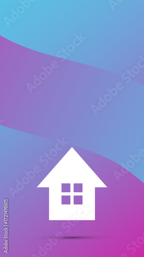 sfondo, verticale, reel, immobiliare, casa, immobile