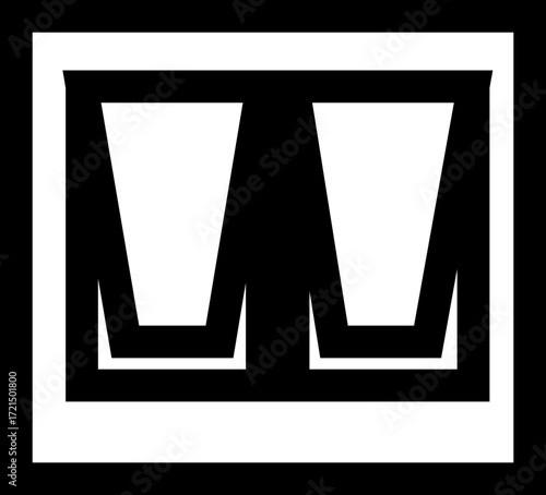 Electric Switchboard Icon in Black Color Line Style Circuit Panel Vector Electrical Board Symbol Power Control System Interface
