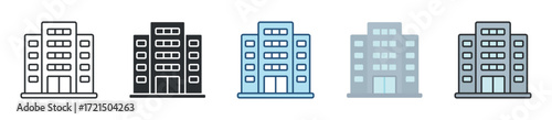 Office Icon Set Multiple Style Collection