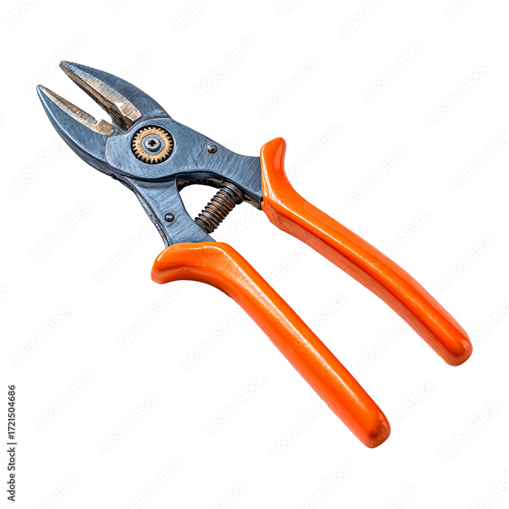 Obraz premium Bolt cutters, isolated on transparent background