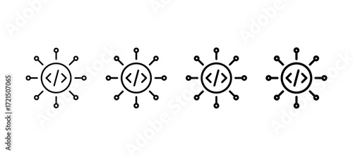 Framework Multiple Line Icon Element