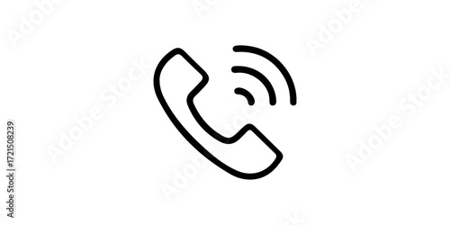 Vector icon phone tube call. Phone icon. Telephone symbol. Contact us. Vector illustration.