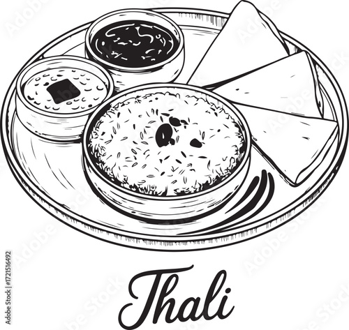 pizza slice vector illustration on plate with coffee and dessert elements