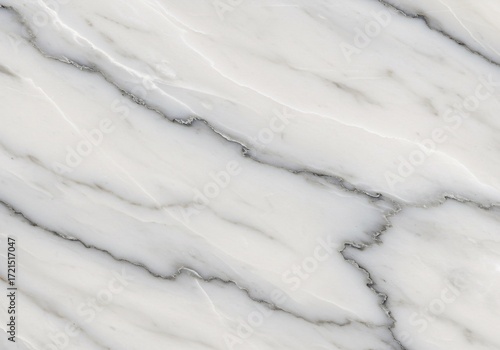 Elegant white marble texture with subtle grey veining, a natural stone background