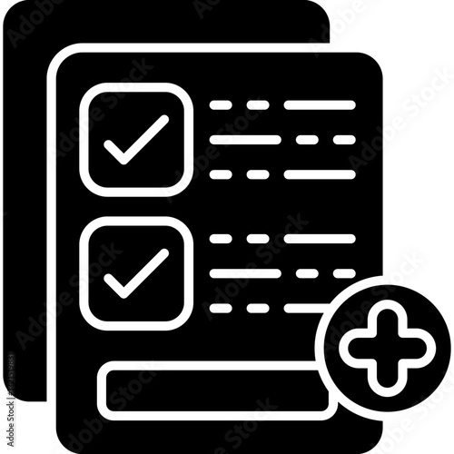 Add Task Icon Vector Element