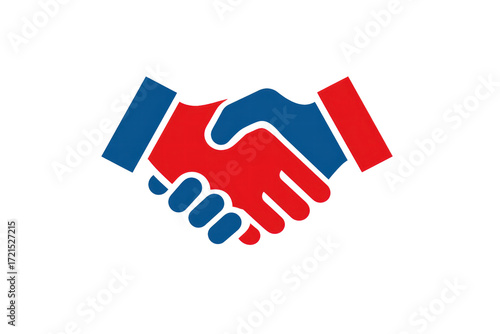 A hand shake symbolizes a bond between two people. The image is a simple yet powerful representation of trust and friendship, png