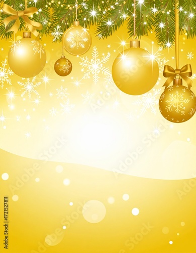 christmas background with snowflakes