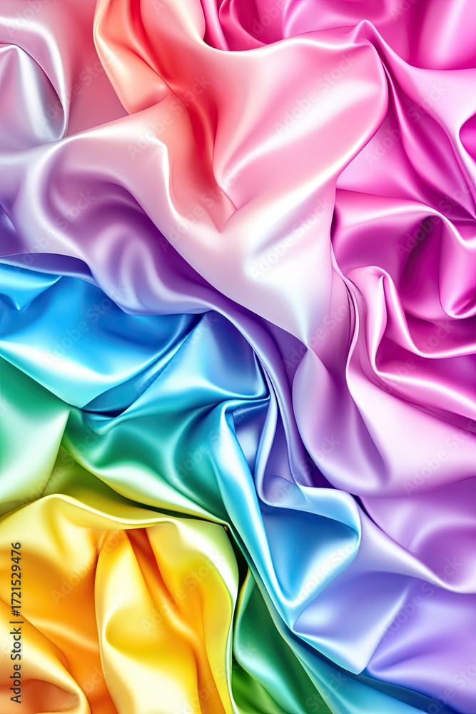 Fototapeta premium Abstract Pastel Gradient Satin Background