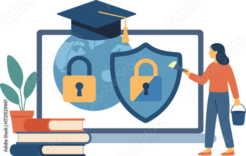 Online education security safeguarding digital learning global network safety measures