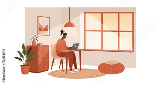 Diverse Professional Flat Design: Modern Illustration for Corporate Inclusion & Engagement