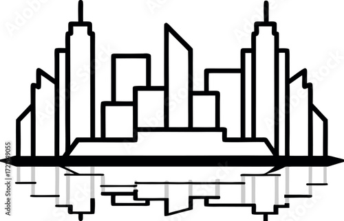 abstract city background
