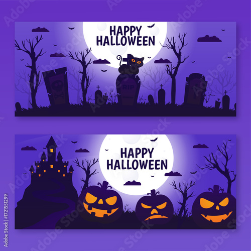 GradientHalloweenBanners003