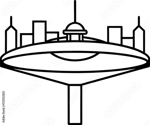 vector illustration of a city