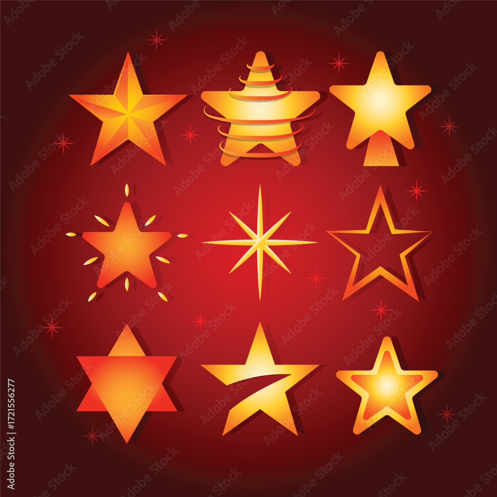 Fototapeta premium Elements Star Icon
