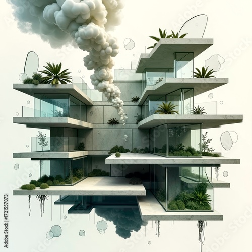 Creative architecture, natural art, landscape