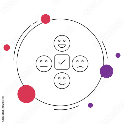 Emotion Icon, Power of Human Emotion, Connecting Through Feelings, Driving Decisions with Emotion, The Language of the Heart, vector