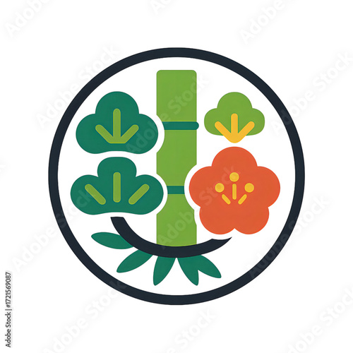 松竹梅の紋｜Matsu Take Ume Emblem