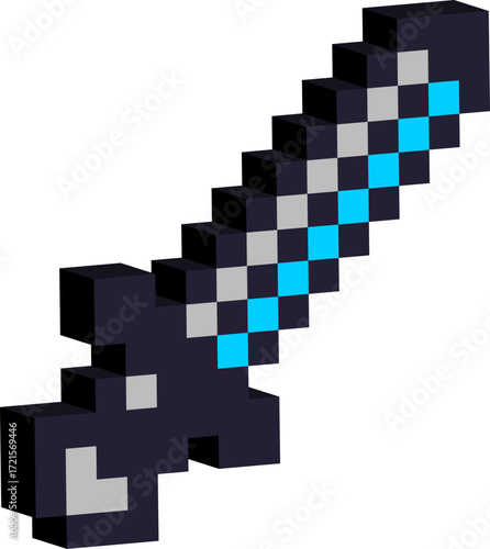 Pixelated 3D Sword