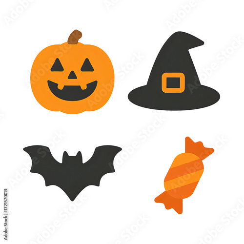 ハロウィンアイコンセット｜Halloween Icons Set
