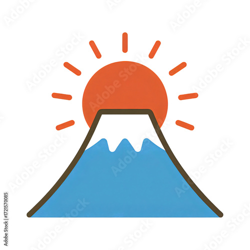 富士山と初日の出｜Mount Fuji and Sunrise