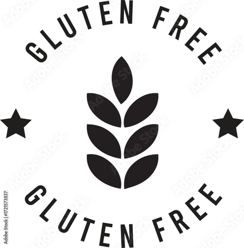 Gluten free icon design