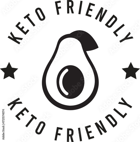 Keto friendly icon design