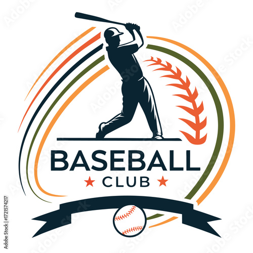 Solid Vector Icon for Baseball