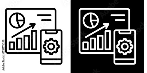 Balanced Scorecard  Icon Set White Style Collection
