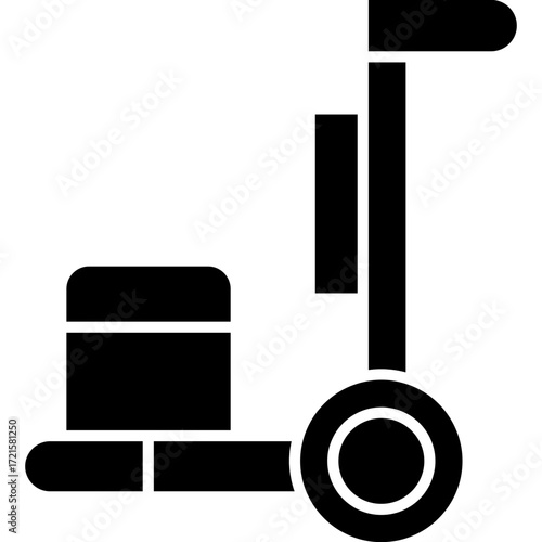 Floor Polisher Icon Vector Element