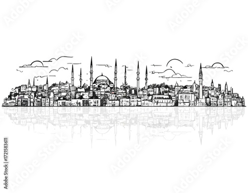 monuments symbolique de la ville d'istanbul