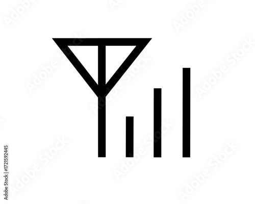 Signal symbol vector svg transparent background