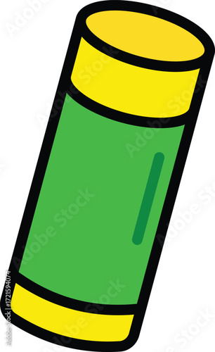 a simple and minimal glue stick icon