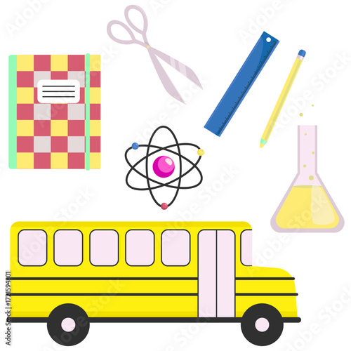 Back to School Supplies, Science & The School Bus