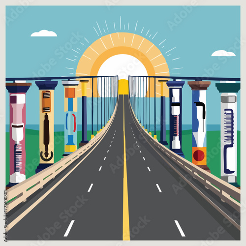 Minimalist and symbolic vector art for World Contraception Day showing contraceptive empowerment, reproductive decision-making, gender equality, safe sex education, and healthcare access